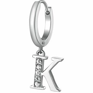 Brosway EARRING CHAKRA ALPHABET
Initial K Hoop Earring Steel
Single Earring New